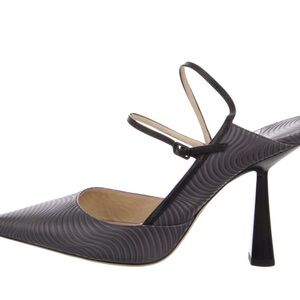 Jimmy Choo Black Patterned Heels
